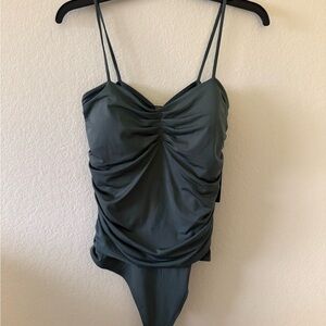 EXPRESS Ruched Bodysuit